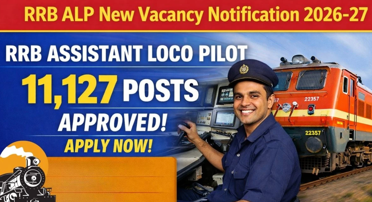 RRB Recruitment 2026: Apply Now for 11,127 ALP Vacancies